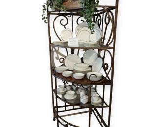 Wrought iron Corner cabinet