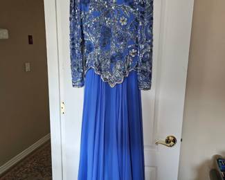 All silk size six ladies evening dress