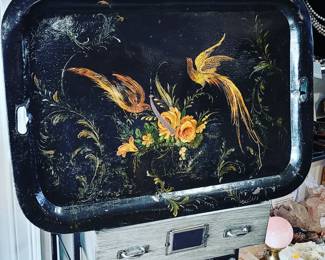 antique tray