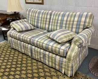 Plaid sofa
