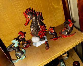 Koi sold, seahorse still up for grabs