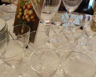3 Assorted sizes of Fostoria Glassware