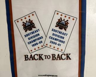 Washington Capitals Southeast Division Champions 1999-00 and 2000-01 Back to Back Champions. 