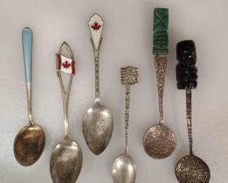 Sterling silver Souvenir Spoons