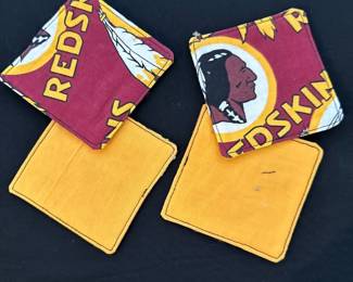 Redskins coasters