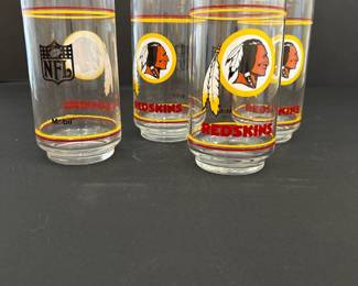 Redskins glasses