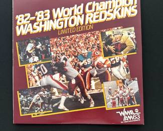 '82-'83 World Champion Washington Reskins recording