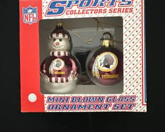 Redskins Christmas ornaments