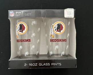 Redskins 16 oz pints