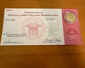 2015 Presidential H.S. Truman coin