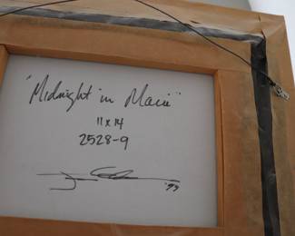 James Coleman Original Painting  "Midnight in Maui" 