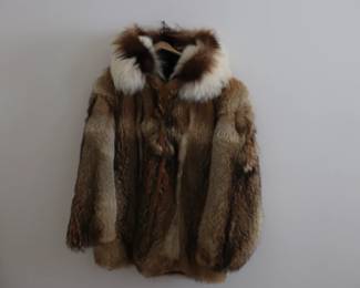 Custom David Green fur coat