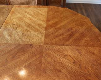 Traditional Style Pecan Dining Table