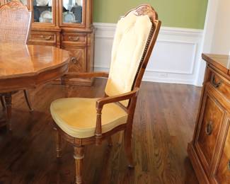 Traditional Style Pecan Dining Table