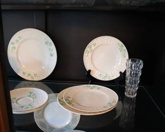 Belleek Irish Serving Pieces and Plates