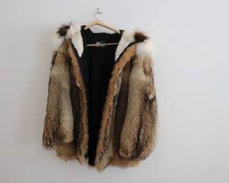 Custom David Green fur coat 
