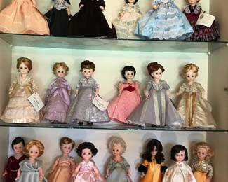 Complete collection of Madame Alexander ‘Presidential Wives’ series, many other collectible dolls 