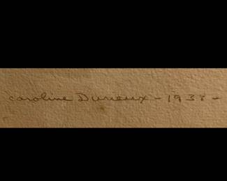 Durieux signature and date