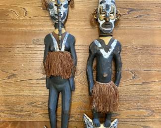 Original New Guinea suspension or basket hooks purchased during travels there circa 1960’s