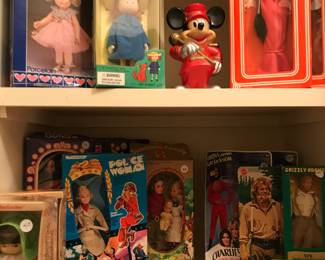 More collectibles in the toy closet. Disney and Peanuts collectibles. 