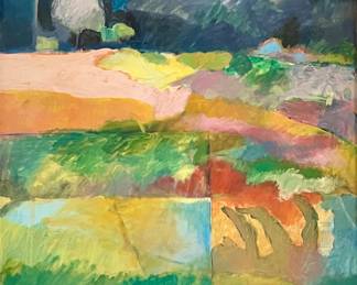 Ginny Skebe, American, 20th Century, acrylic on canvas, "Recital"