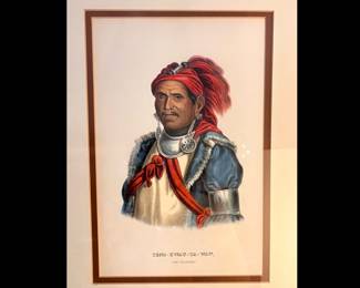 Thomas McKenney and James Hall, “The History of the Indian Tribes of North America”, circa 1854, Octavo Edition 