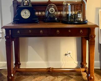 Arts and Crafts Period Sideboard featuring glazed tiles