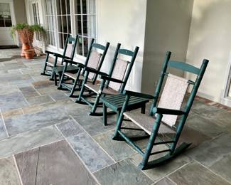 Vintage outdoor rockers - very sturdy!