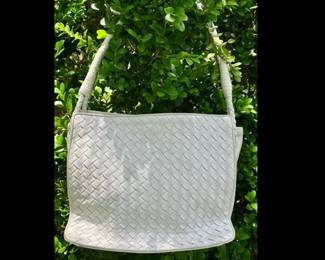 Bottega Veneta "Intrecciato" Shoulder Bag, excellent condition, including travel mirror