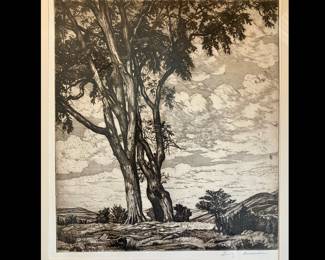 LUIGI LUCIONI (1900-1988), one of four rare etchings available 
