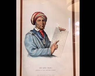 Thomas McKenney and James Hall, “The History of the Indian Tribes of North America”, circa 1854, Octavo Edition 