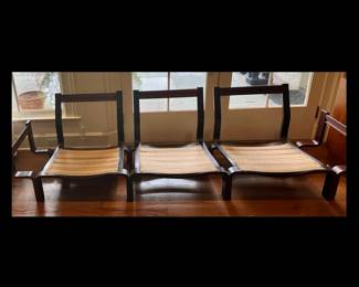 Authentic Ingmar Relling for Westnofa Bentwood Rosewood Three Person Sofa, circa 1960's from Norway, view without cushions