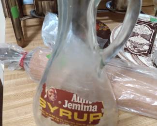 Aunt Jemima Glass Bottle