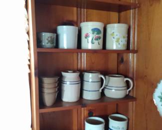 Old Pottery Jars Crocks