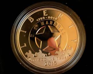 LOT 20
2015 US Marshals proof silver dollar