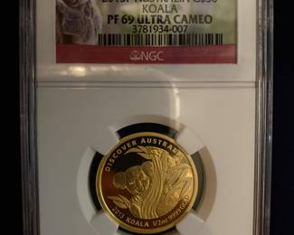 LOT 2
2013P Australia $50 koala PF69 ultra cameo