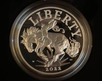 LOT 25
2022 American liberty Silver metal