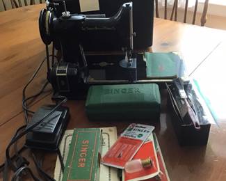 Featherweight sewing machine.