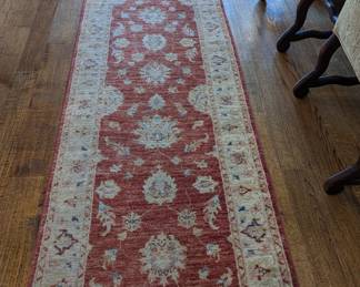 Peshawar Red and Cream Runner 10' X 2'9"