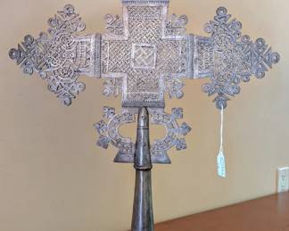 Ethiopian Coptic Processional Cross