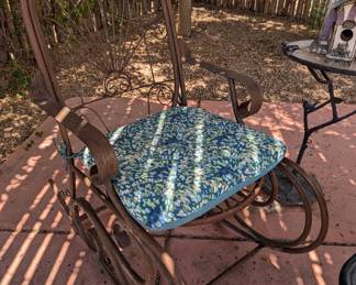 Cast Iron Rocking Chair