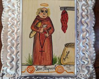 Marie Romero Cash San Pasqual retablo