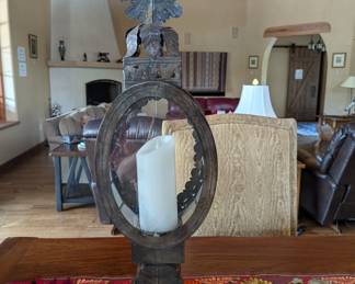 Baroque Tin Lantern - pair