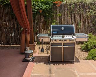 Weber Grill Summit Model 470,  five burner, rotisserie and smoker (tank and cover included)