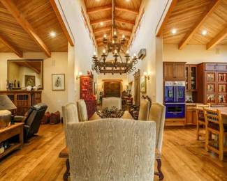 Iron Wood Dining table 6 Chairs