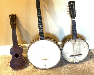 Ukelele, banjos