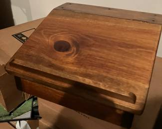 Small pine desks, wall mount