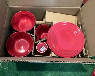 Rachel Ray red stoneware, new in box