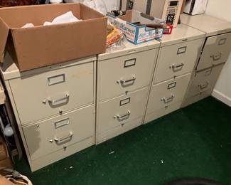 2-drawer file cabinets