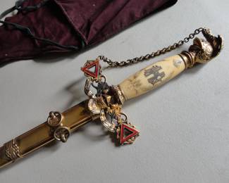 Antique Masonic Knights Templar Sword (Ceremonial Sword)